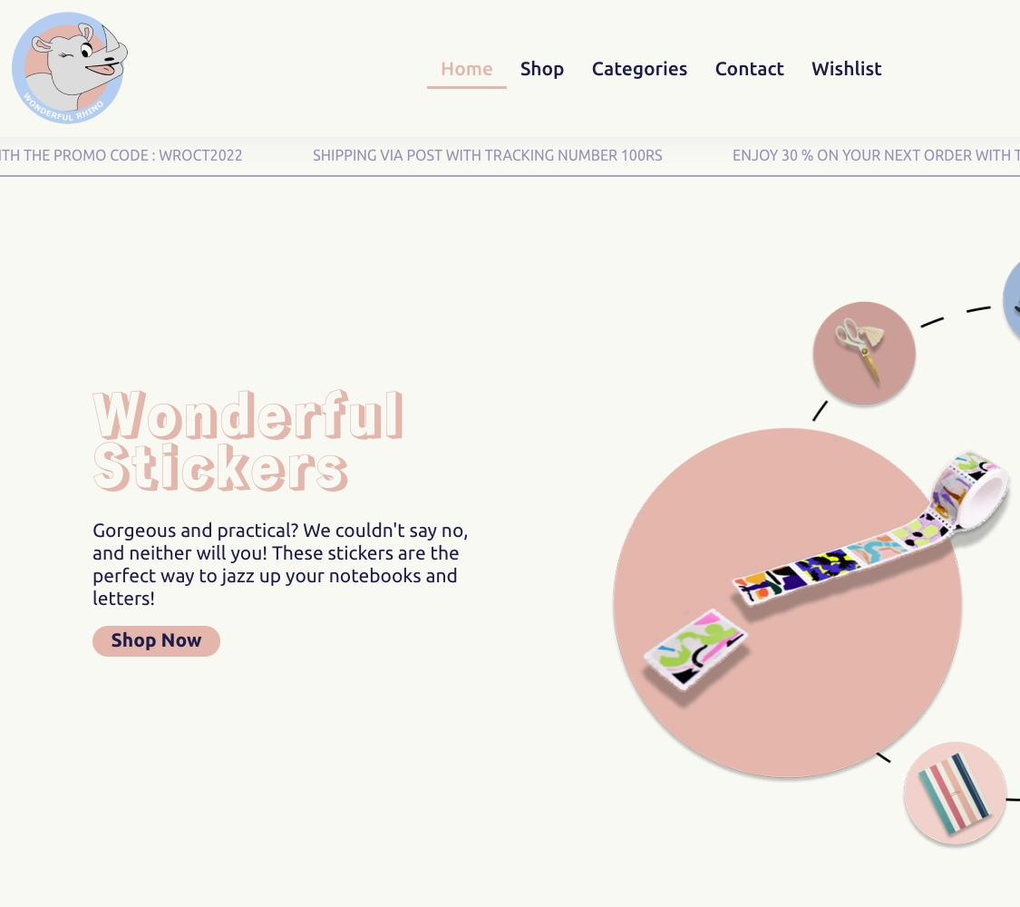 Wonderful Rhino — Branding & Expérience e-commerce